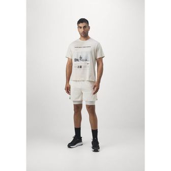 이스퀘어 4990533 Jack  Jones Performance JCOHIKING TEE CREW NECK 2 PACK - Print T-shirt moonbeam/na