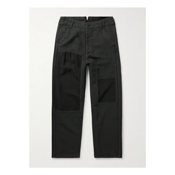 패스터럴 스트레이트 울 리넨 코튼 혼방 몰스킨 팬츠 블랙 46376663162858727