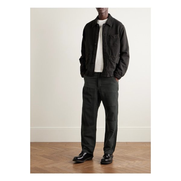 패스터럴 스트레이트 울 리넨 코튼 혼방 몰스킨 팬츠 블랙 46376663162858727