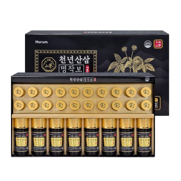 천년산삼 명작보(75ml*8병,3.7g*20환)