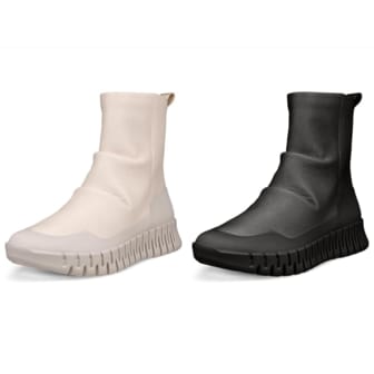 에코 [여주점] 여성 그루브 워킹용 발 편한 캐주얼 지퍼 부츠 블랙 베이지 218313