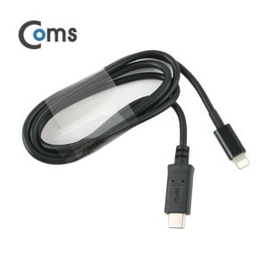 엠지솔루션 [ITB433] Coms USB 3.1케이블Lightning 변환 1M/Black