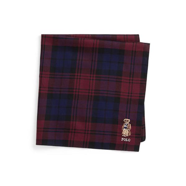 남성 폴로 베어 플래드 코튼 행커치프(MAPOPTW09120268601)