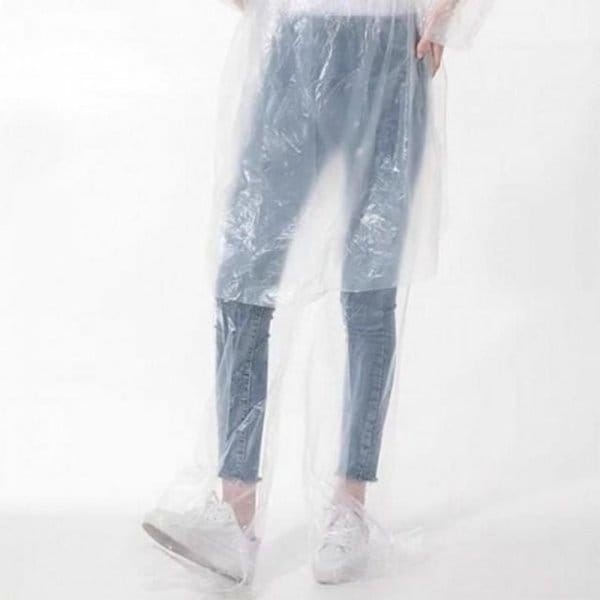 여자 남자 베스트 일회용 심플 레인 우비 팬츠 방수 (WFJDVA3)