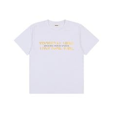 여)메탈 프린트 크롭 반팔 티셔츠 AO2WTS458-WH