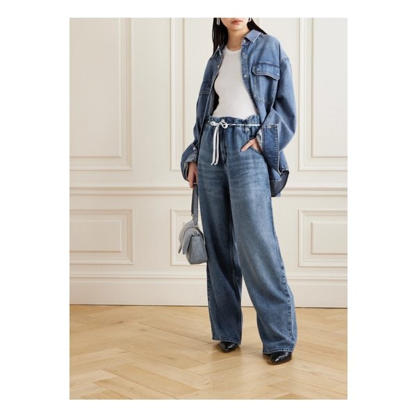 조디 하이웨이스트 와이드 진 라이트 데님 1647597325951755