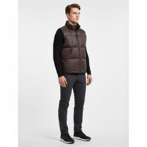PERTEX DOWN VEST - DEEP BROWN