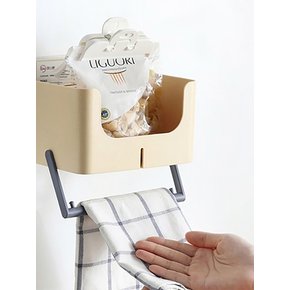 벽부착 다용도 무타공 벽걸이 수납 진열대 B타입