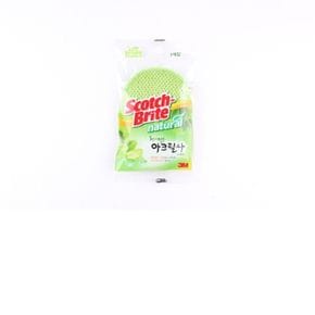 3M 천연펄프 아크릴사 수세미 행주 스폰지 주방용품