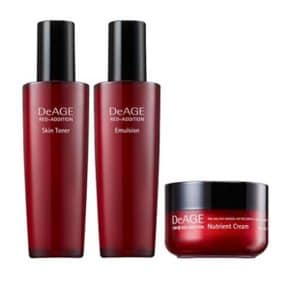 참존 디에이지 레드 에디션 기초 3종세트 스킨 로션 크림