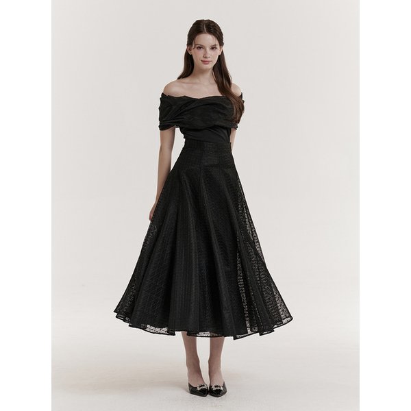 Dayana Off-shoulder Blouse (Black)