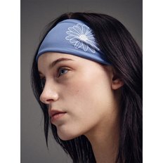 BEURRE ULTIMATE COMFORTwide headband theflower_DEEP BLUE IVORY