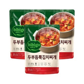 CJ제일제당 비비고 두부듬뿍 김치찌개 460g x3개