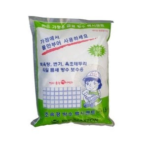 철물팩토리 초속경 방수 백시멘트 1.5kg 목욕탕 변기 보수용 2개입