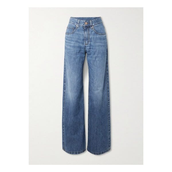 브루넬로쿠치넬리 하이웨이스트 와이드 진 라이트 데님 1647597355286064