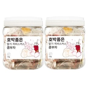 호박품은 딸기 히비스커스 콤부차 삼각티백 1.5g x 100티백 2통