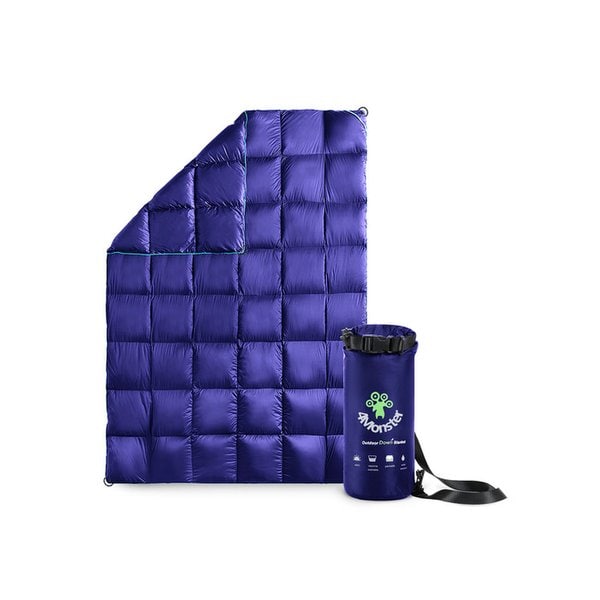 Duck Down Blanket Purple