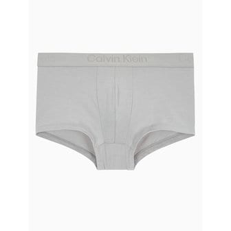 Calvin Klein Underwear 남성 CK 블랙 실크 니트 로우 라이즈 트렁크_NB3979OQ9