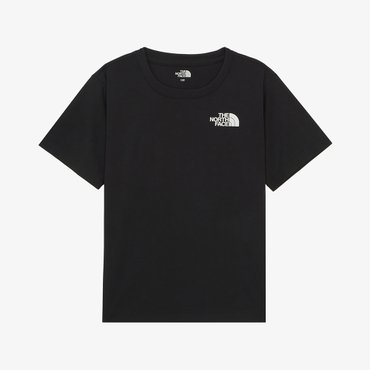 노스페이스 [노스페이스키즈 공식] NT7UR07T 키즈 리커버리 반팔 라운드 티_BLACK