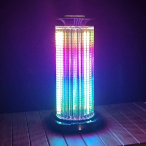 RGB 사운드 LED 스펙트럼 조명 감성캠핑 리듬 무드등