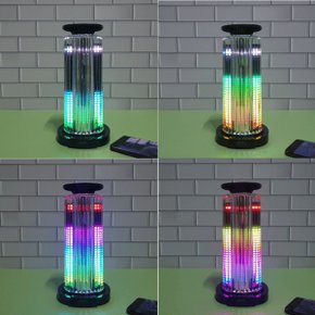 RGB 사운드 LED 스펙트럼 조명 감성캠핑 리듬 무드등