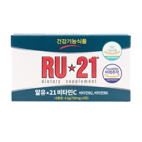 알유21 RU21 비타민C 750mg x 6정 12갑 총72정