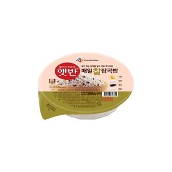  CJ제일제당 햇반 매일 찰잡곡밥 210g 24개