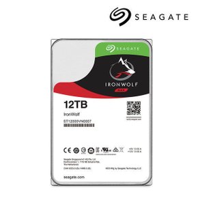 12TB IronWolf ST12000VN0008 하드디스크 NAS HDD +우체국 특송+
