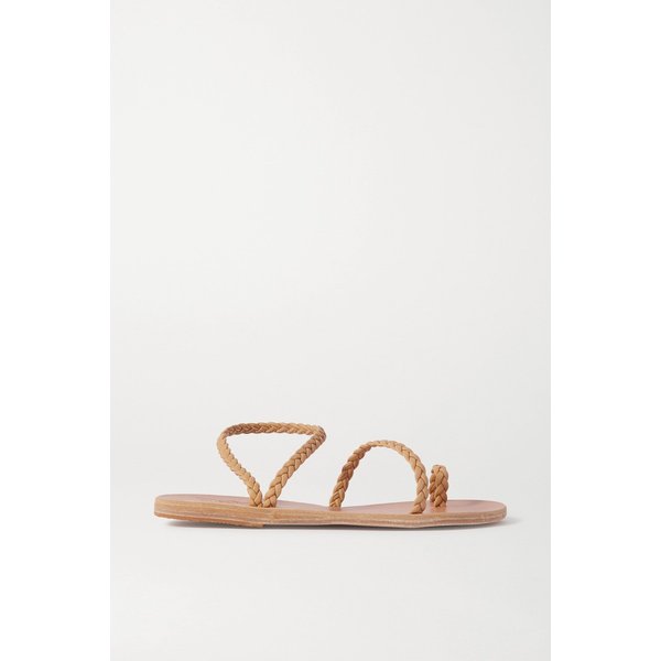 엘레프테리아 브레이디드 가죽 샌들 뉴트럴 17957409492541647