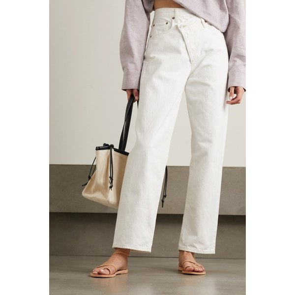 엘레프테리아 브레이디드 가죽 샌들 뉴트럴 17957409492541647