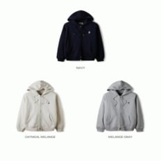 공용 스티브 기모 후드 집업 / Steve Hood Zip-up(Brushed)_A WHMZE4T21U