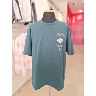 휠라 [여주점] FS2RSH2107X DGR 냉감 3단 로고 반팔티 남여공용