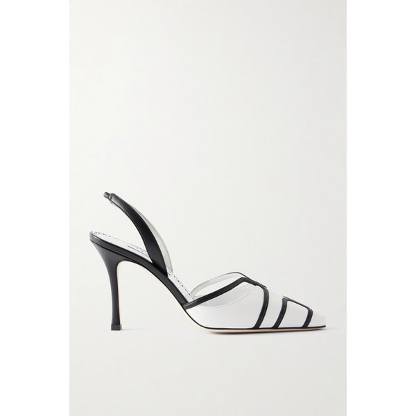 사르토 90 투톤 가죽 슬링백 펌프스 46376663162937476