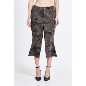 Tunnel Lining Mid Skirt - Military(woman)