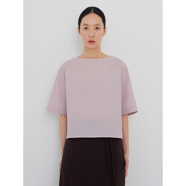 Boat neck top lavender