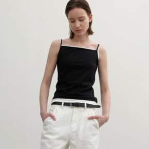 나인 ()ESSENTIAL SQUARE SLEEVELESS TEE T-6821