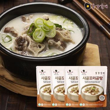 강강술래 사골꼬리곰탕 500g x 4팩