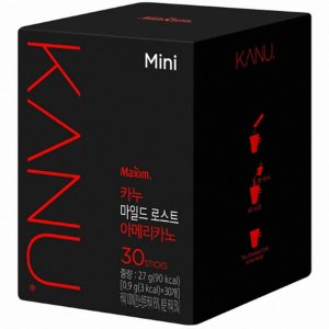  [KANU mini] 맥심카누 미니 마일드 아메리카노 30T x 2개입