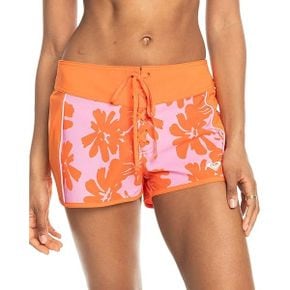 미국 록시 보드숏 Roxy Kate Bosworth 2 Boardshorts Pink Frosting My Kind of Hibiscus MD 136