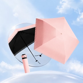 가벼운 꽃펀칭 레이스 우양산