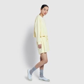여 소프트 스웨트 3부 라운지 팬츠(YELLOW / BLACK)