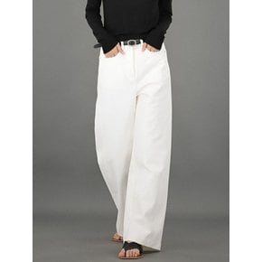 Semi Wide Denim Jean Pants _White