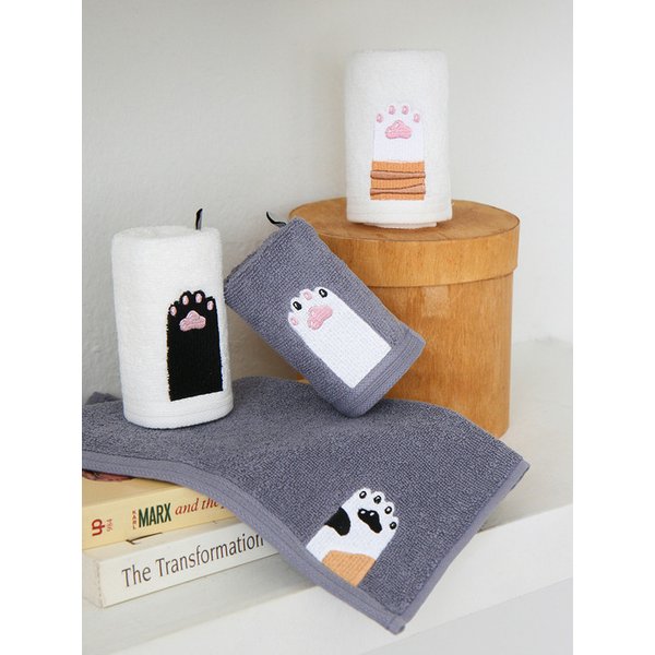 냥냥펀치 고리수건 1매 어린이집 유아 핸드타올