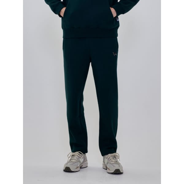일자 트레이닝 바지 (다크그린)