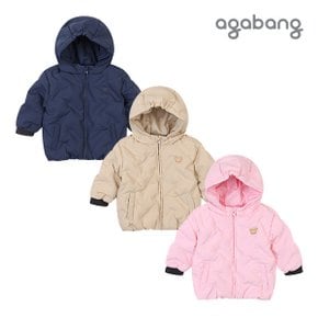 노우무봉제다운점퍼 PINK BEIGE NAVY  01P755002_P343788752