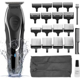  영국 왈 쉐이버 Wahl Aqua Blade Stubble Beard 트림mer 트림mers for Men Male Grooming Set Cl