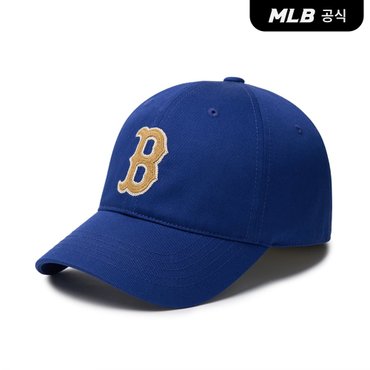 MLB [코리아공식]베이직 미디움로고 언스트럭쳐 볼캡 BOS (Royal Blue)