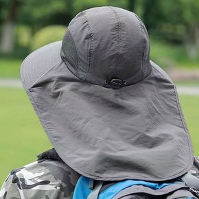 와이드 썬햇 M10 플랩캡 여름 러닝 등산 물놀이 자외선차단 어깨 챙모자