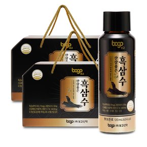 [보고] 산삼 품은 흑삼수 120ml x10병 2박스