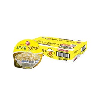 오뚜기 오뚜기밥 발아현미 210g x 12개